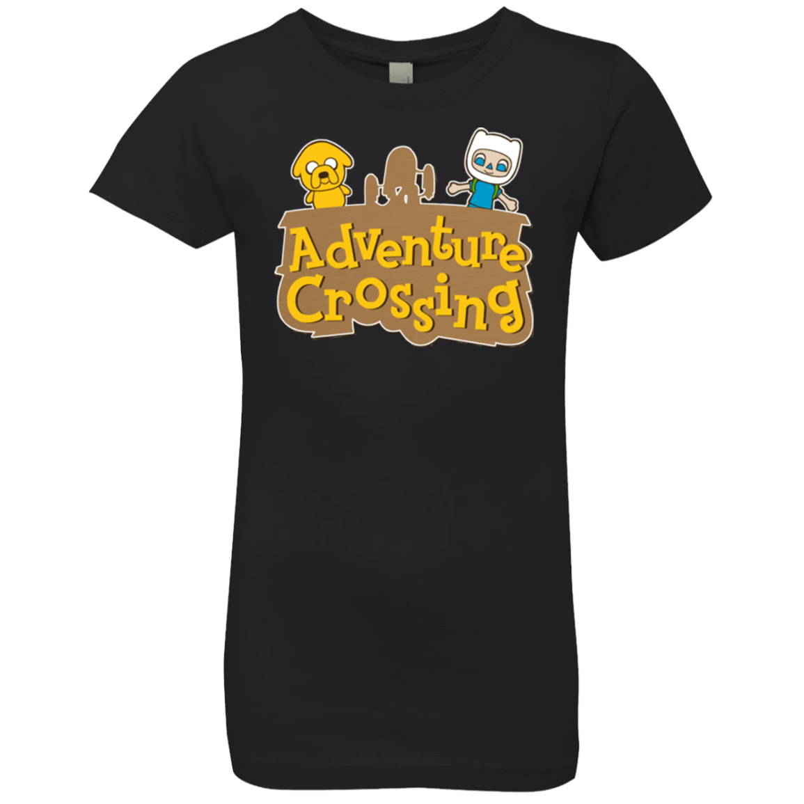 T-Shirts Black / YXS Adventure Crossing Girls Premium T-Shirt