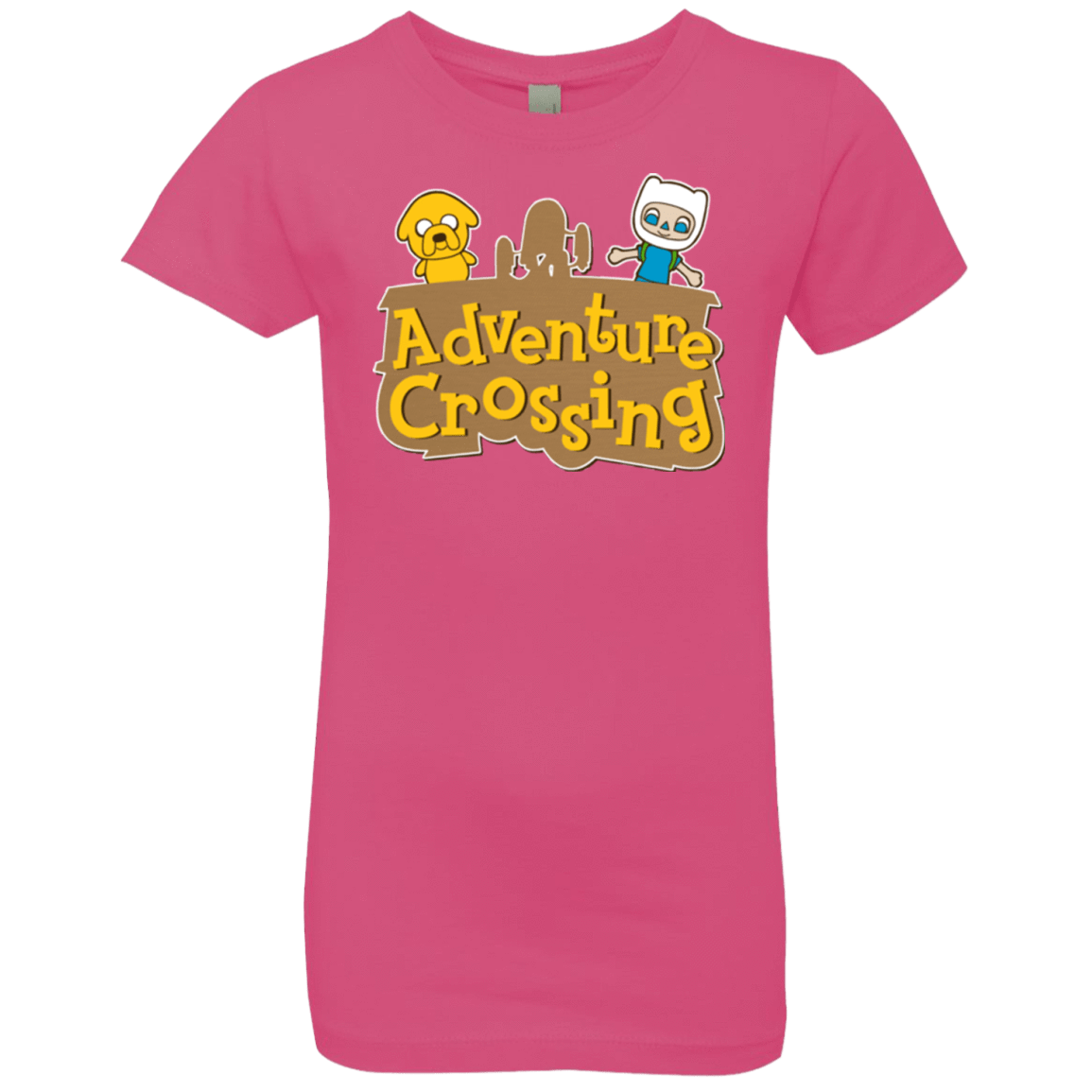 T-Shirts Hot Pink / YXS Adventure Crossing Girls Premium T-Shirt