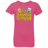 T-Shirts Hot Pink / YXS Adventure Crossing Girls Premium T-Shirt