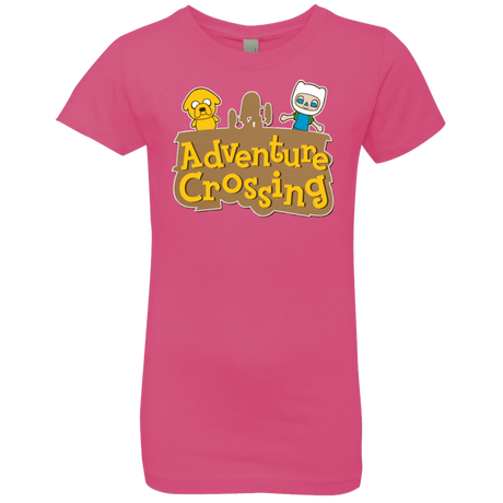 T-Shirts Hot Pink / YXS Adventure Crossing Girls Premium T-Shirt