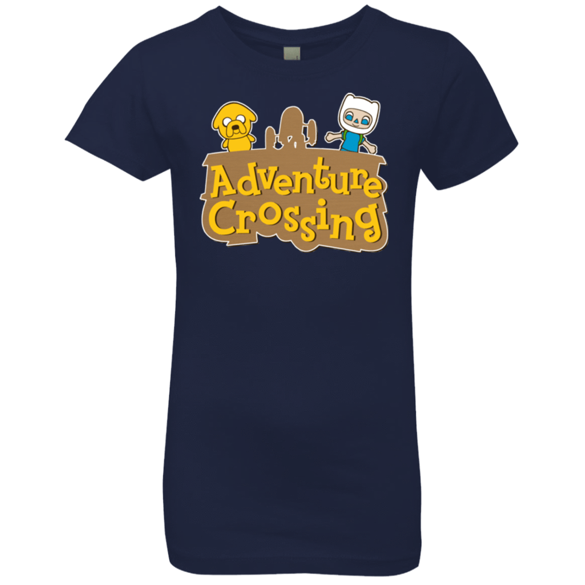 T-Shirts Midnight Navy / YXS Adventure Crossing Girls Premium T-Shirt