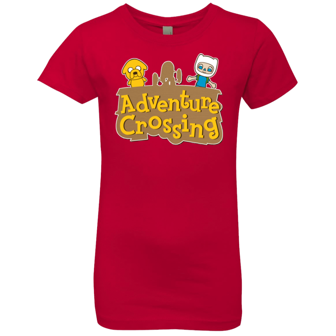 T-Shirts Red / YXS Adventure Crossing Girls Premium T-Shirt