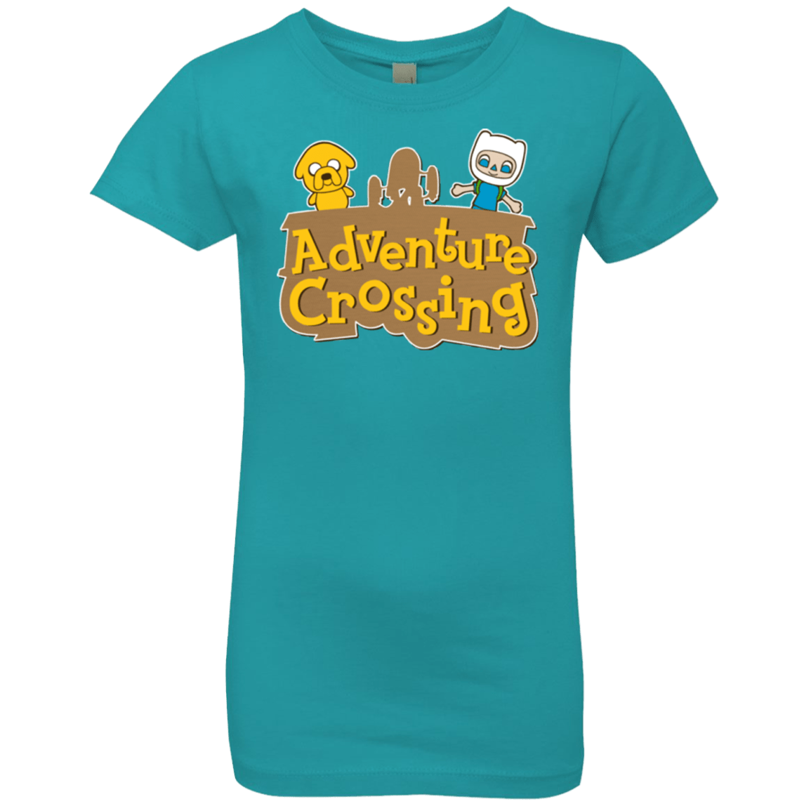 T-Shirts Tahiti Blue / YXS Adventure Crossing Girls Premium T-Shirt