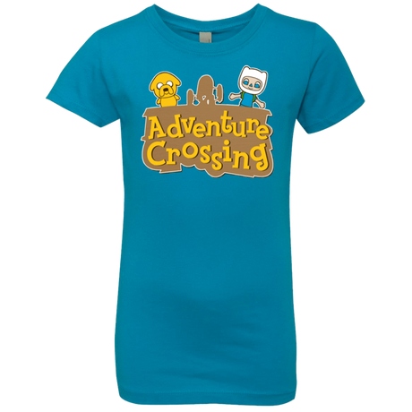 T-Shirts Turquoise / YXS Adventure Crossing Girls Premium T-Shirt