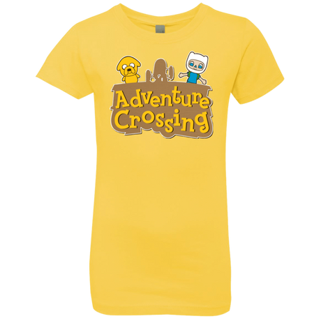 T-Shirts Vibrant Yellow / YXS Adventure Crossing Girls Premium T-Shirt