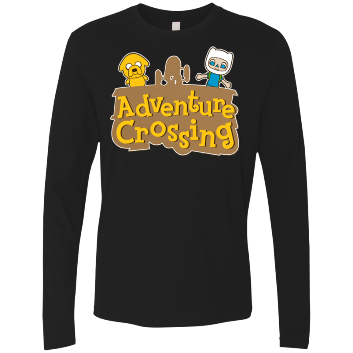 T-Shirts Black / Small Adventure Crossing Men's Premium Long Sleeve