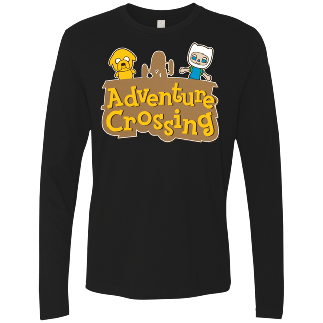 T-Shirts Black / Small Adventure Crossing Men's Premium Long Sleeve