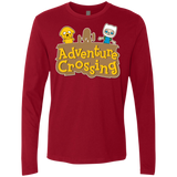 T-Shirts Cardinal / Small Adventure Crossing Men's Premium Long Sleeve