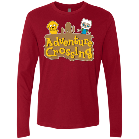 T-Shirts Cardinal / Small Adventure Crossing Men's Premium Long Sleeve