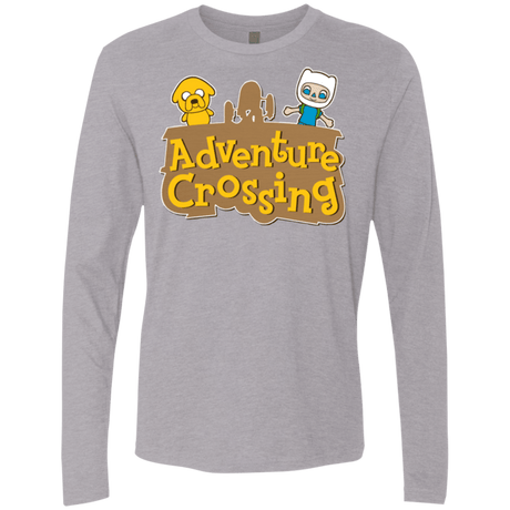 T-Shirts Heather Grey / Small Adventure Crossing Men's Premium Long Sleeve