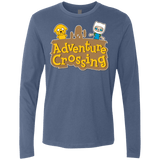 T-Shirts Indigo / Small Adventure Crossing Men's Premium Long Sleeve