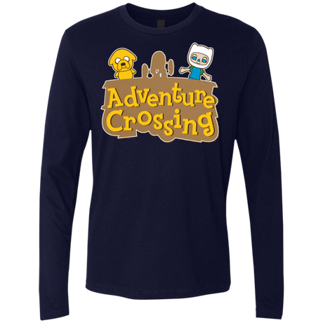 T-Shirts Midnight Navy / Small Adventure Crossing Men's Premium Long Sleeve