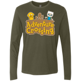 T-Shirts Military Green / Small Adventure Crossing Men's Premium Long Sleeve