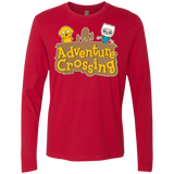 T-Shirts Red / Small Adventure Crossing Men's Premium Long Sleeve