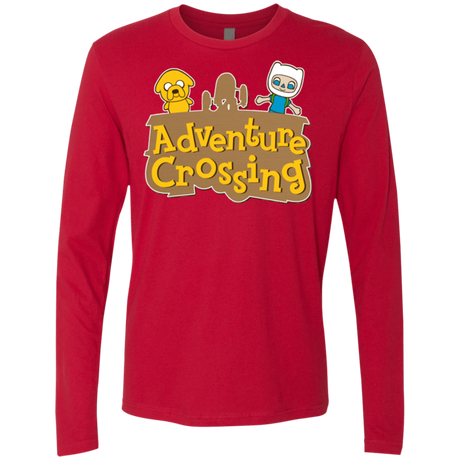 T-Shirts Red / Small Adventure Crossing Men's Premium Long Sleeve