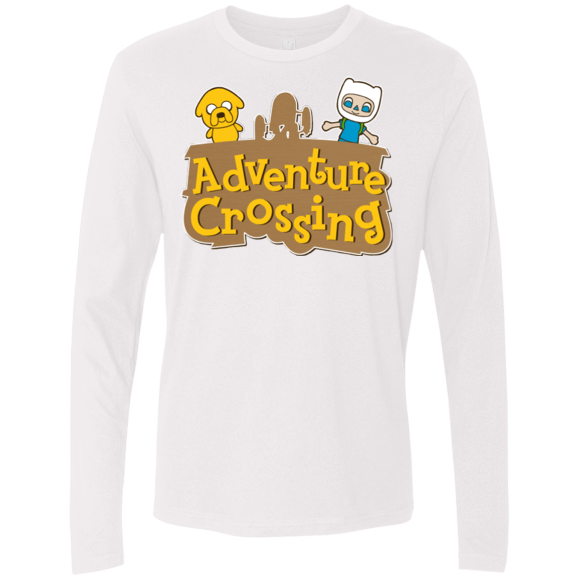 T-Shirts White / Small Adventure Crossing Men's Premium Long Sleeve