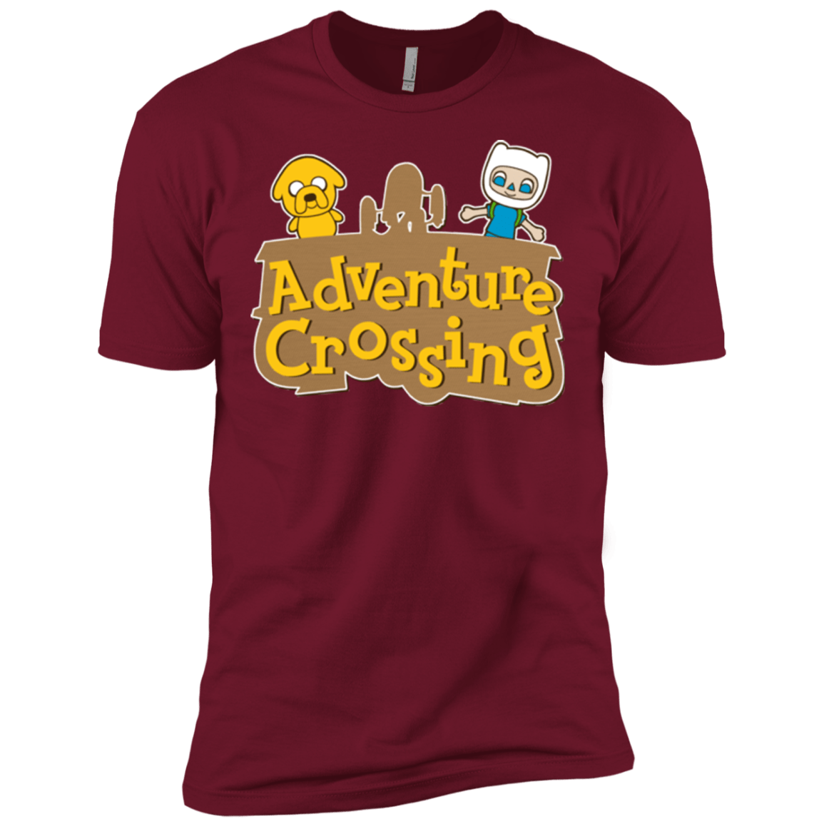 T-Shirts Cardinal / X-Small Adventure Crossing Men's Premium T-Shirt