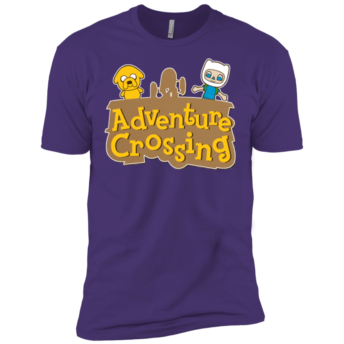 T-Shirts Purple / X-Small Adventure Crossing Men's Premium T-Shirt