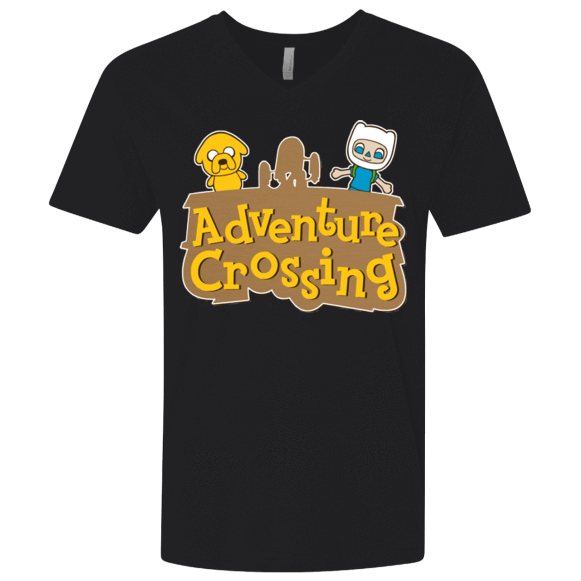 T-Shirts Black / X-Small Adventure Crossing Men's Premium V-Neck