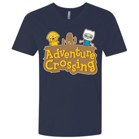 T-Shirts Midnight Navy / X-Small Adventure Crossing Men's Premium V-Neck