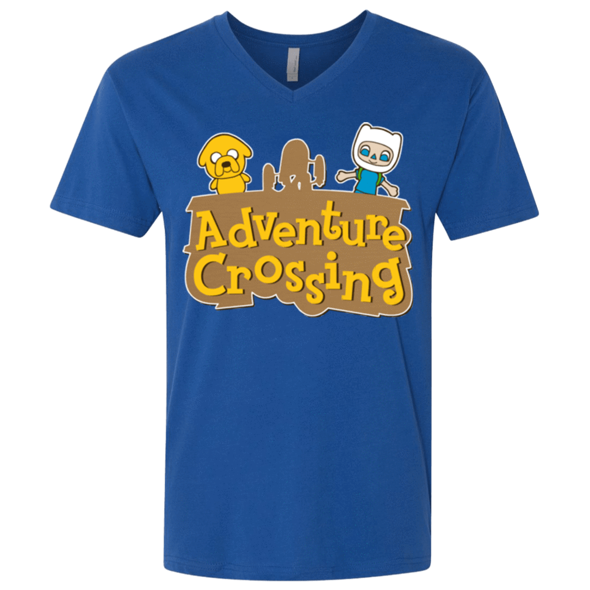 T-Shirts Royal / X-Small Adventure Crossing Men's Premium V-Neck