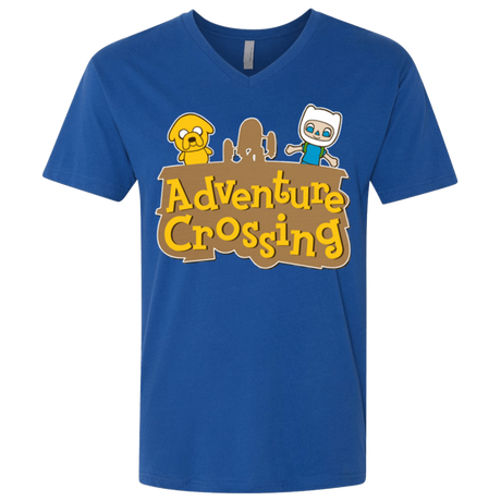 T-Shirts Royal / X-Small Adventure Crossing Men's Premium V-Neck