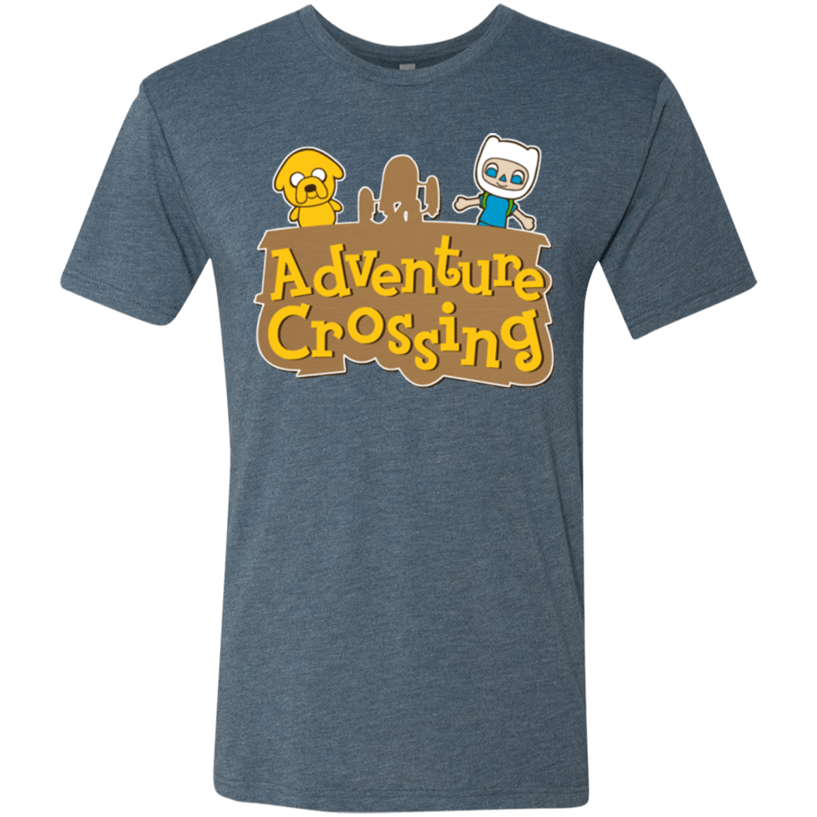 T-Shirts Indigo / Small Adventure Crossing Men's Triblend T-Shirt