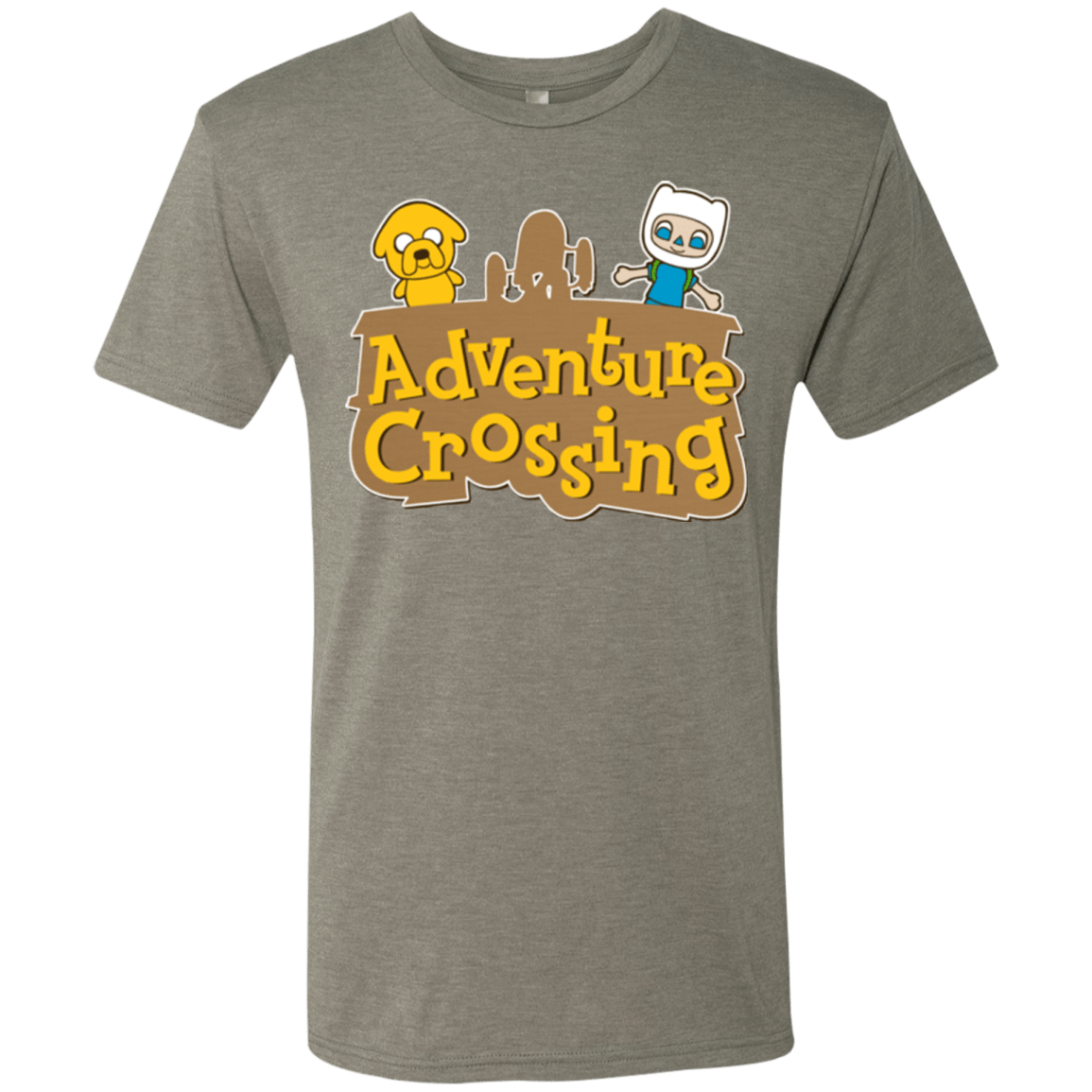 T-Shirts Venetian Grey / Small Adventure Crossing Men's Triblend T-Shirt