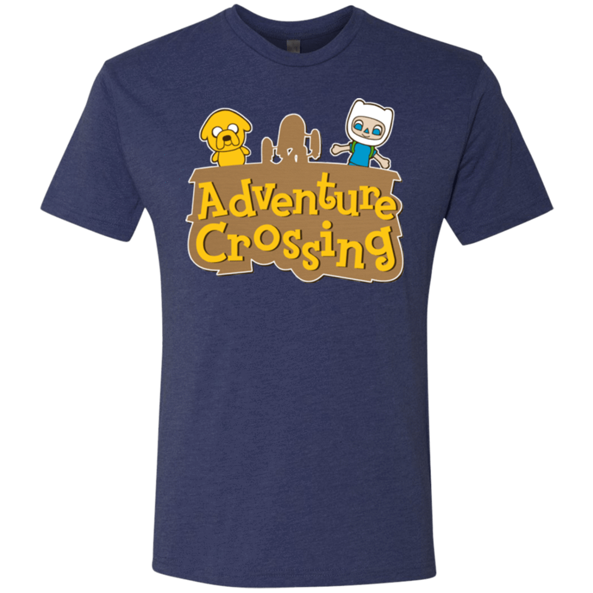 T-Shirts Vintage Navy / Small Adventure Crossing Men's Triblend T-Shirt