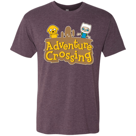 T-Shirts Vintage Purple / Small Adventure Crossing Men's Triblend T-Shirt