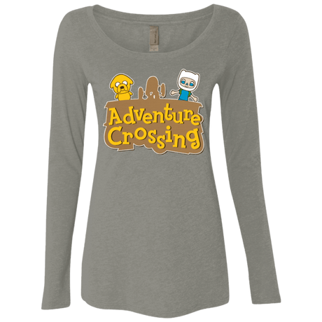 T-Shirts Venetian Grey / Small Adventure Crossing Women's Triblend Long Sleeve Shirt