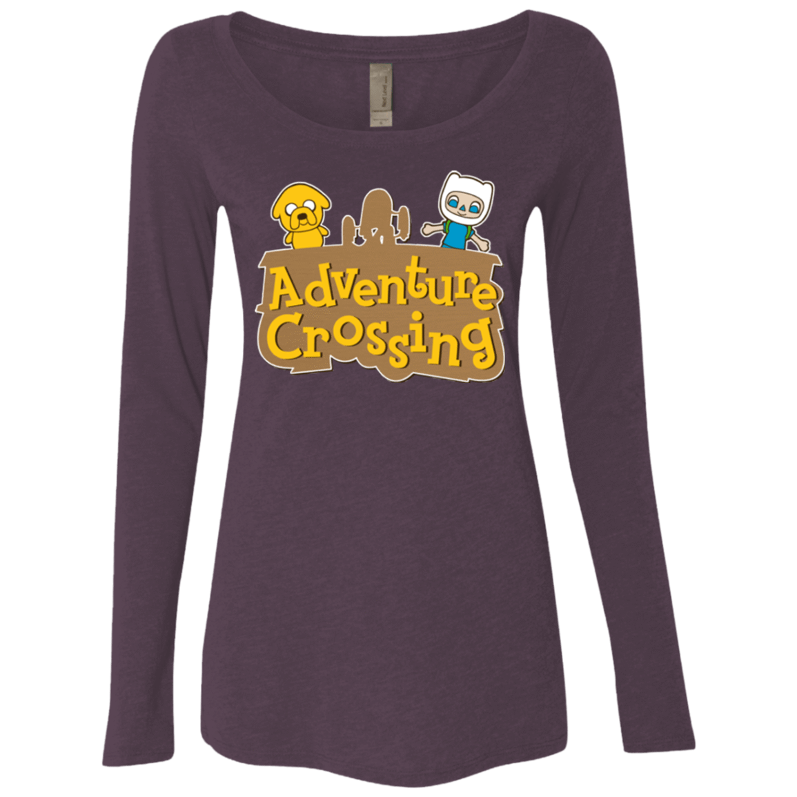 T-Shirts Vintage Purple / Small Adventure Crossing Women's Triblend Long Sleeve Shirt