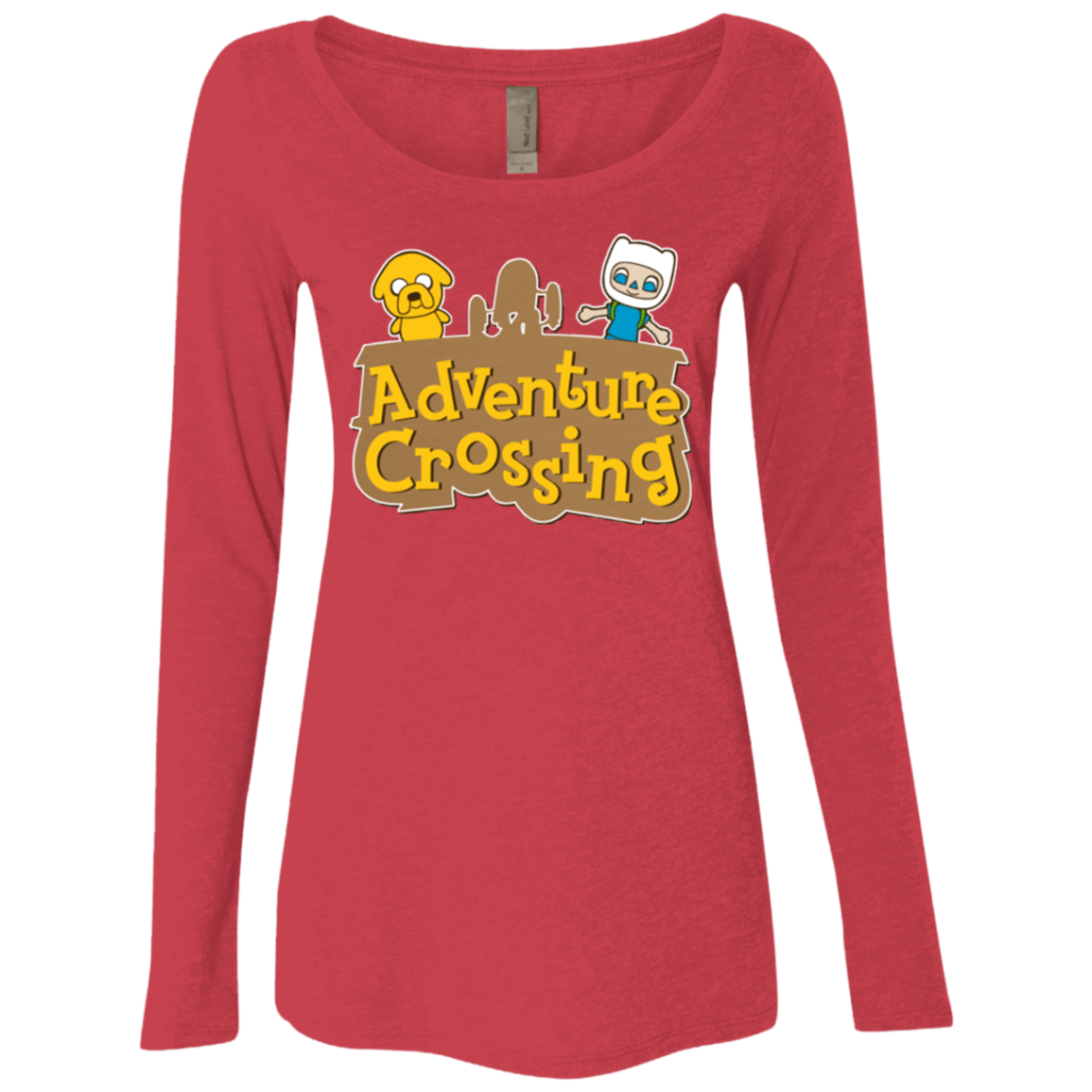 T-Shirts Vintage Red / Small Adventure Crossing Women's Triblend Long Sleeve Shirt
