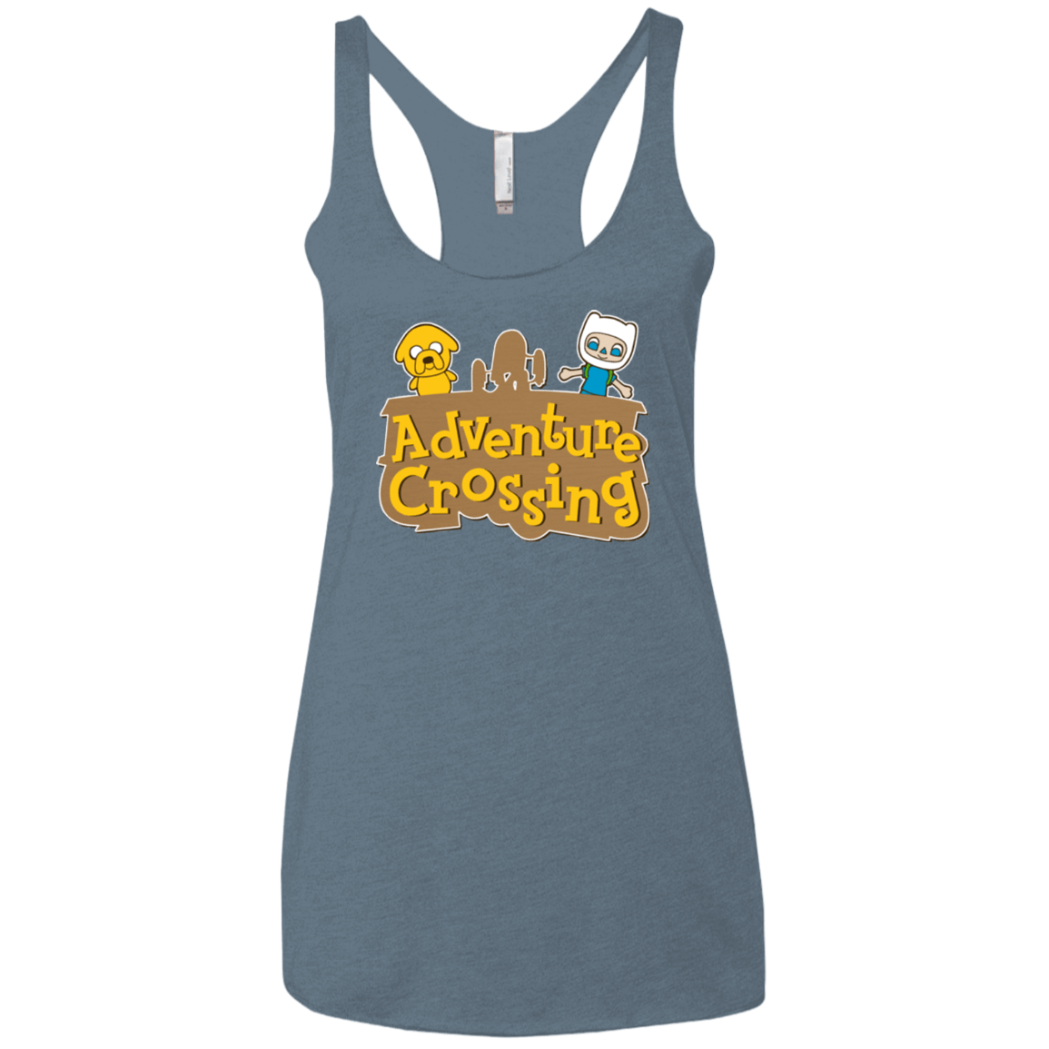 T-Shirts Indigo / X-Small Adventure Crossing Women's Triblend Racerback Tank