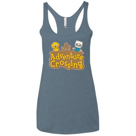 T-Shirts Indigo / X-Small Adventure Crossing Women's Triblend Racerback Tank