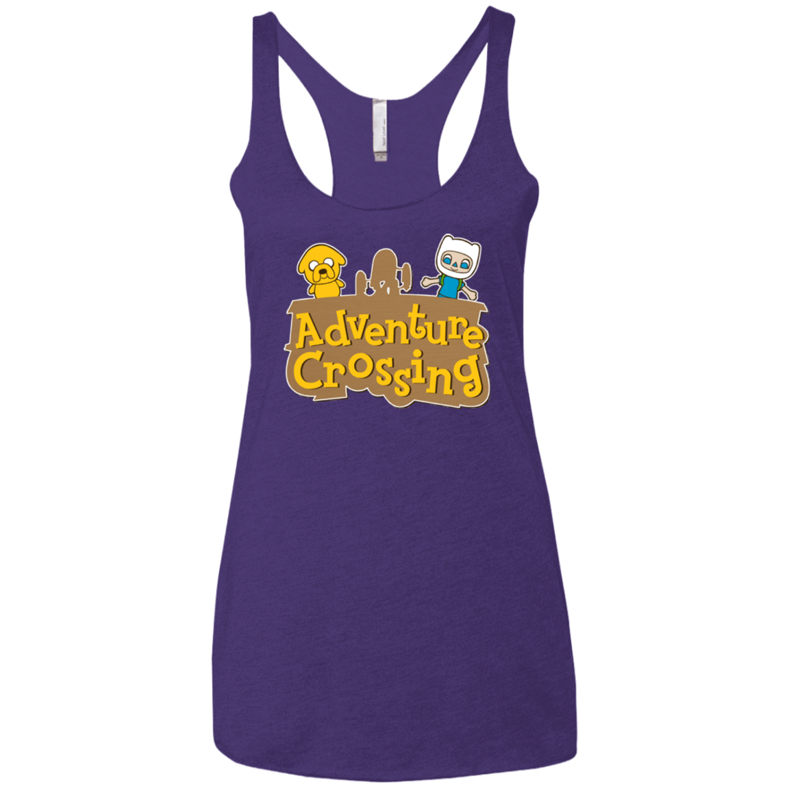 T-Shirts Purple / X-Small Adventure Crossing Women's Triblend Racerback Tank