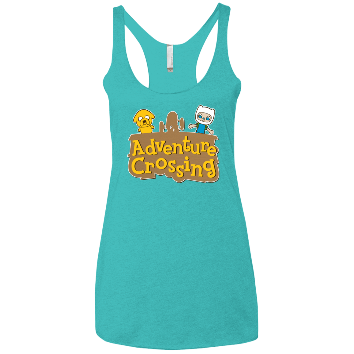 T-Shirts Tahiti Blue / X-Small Adventure Crossing Women's Triblend Racerback Tank