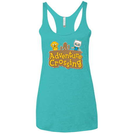 T-Shirts Tahiti Blue / X-Small Adventure Crossing Women's Triblend Racerback Tank