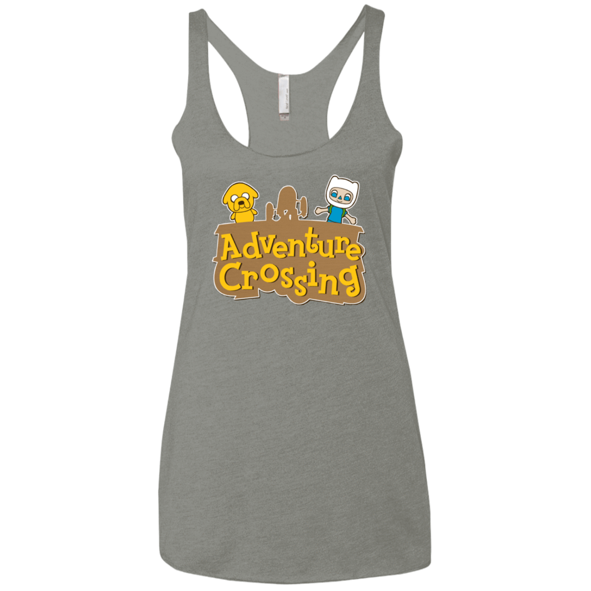 T-Shirts Venetian Grey / X-Small Adventure Crossing Women's Triblend Racerback Tank