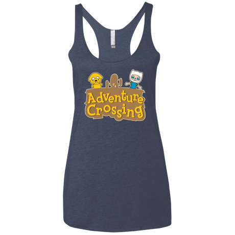 T-Shirts Vintage Navy / X-Small Adventure Crossing Women's Triblend Racerback Tank
