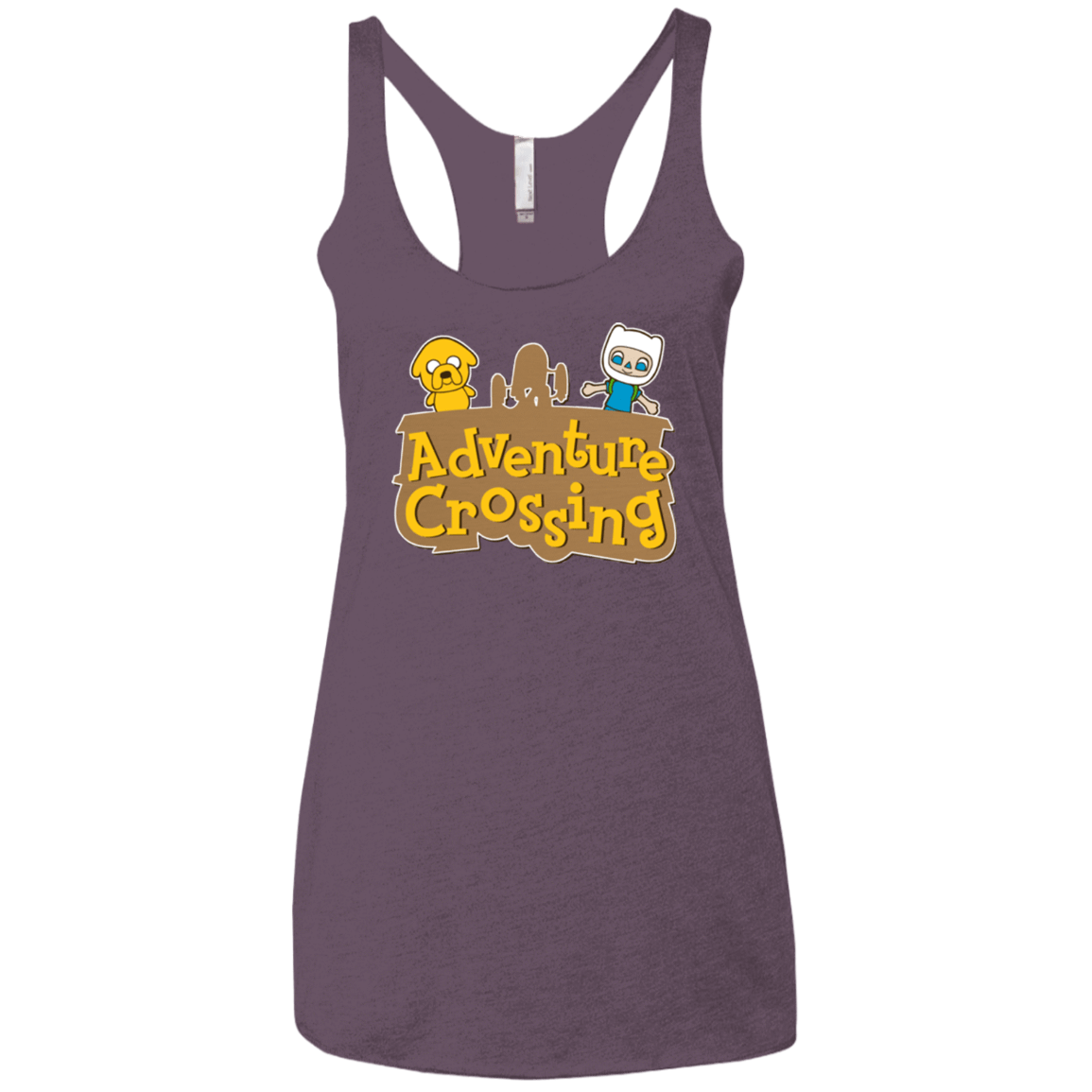 T-Shirts Vintage Purple / X-Small Adventure Crossing Women's Triblend Racerback Tank