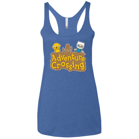 T-Shirts Vintage Royal / X-Small Adventure Crossing Women's Triblend Racerback Tank