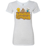 T-Shirts Heather White / Small Adventure Crossing Women's Triblend T-Shirt