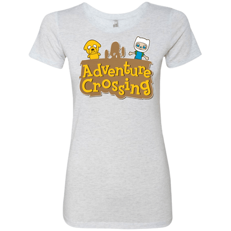 T-Shirts Heather White / Small Adventure Crossing Women's Triblend T-Shirt