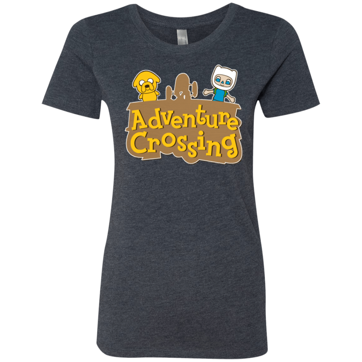 T-Shirts Vintage Navy / Small Adventure Crossing Women's Triblend T-Shirt