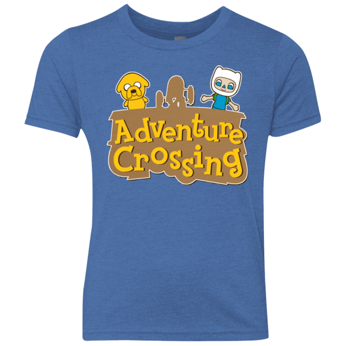 T-Shirts Vintage Royal / YXS Adventure Crossing Youth Triblend T-Shirt