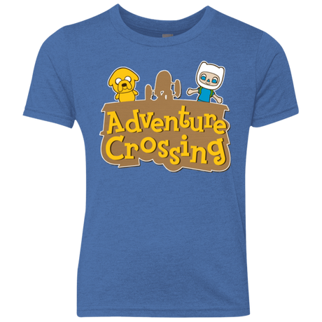 T-Shirts Vintage Royal / YXS Adventure Crossing Youth Triblend T-Shirt