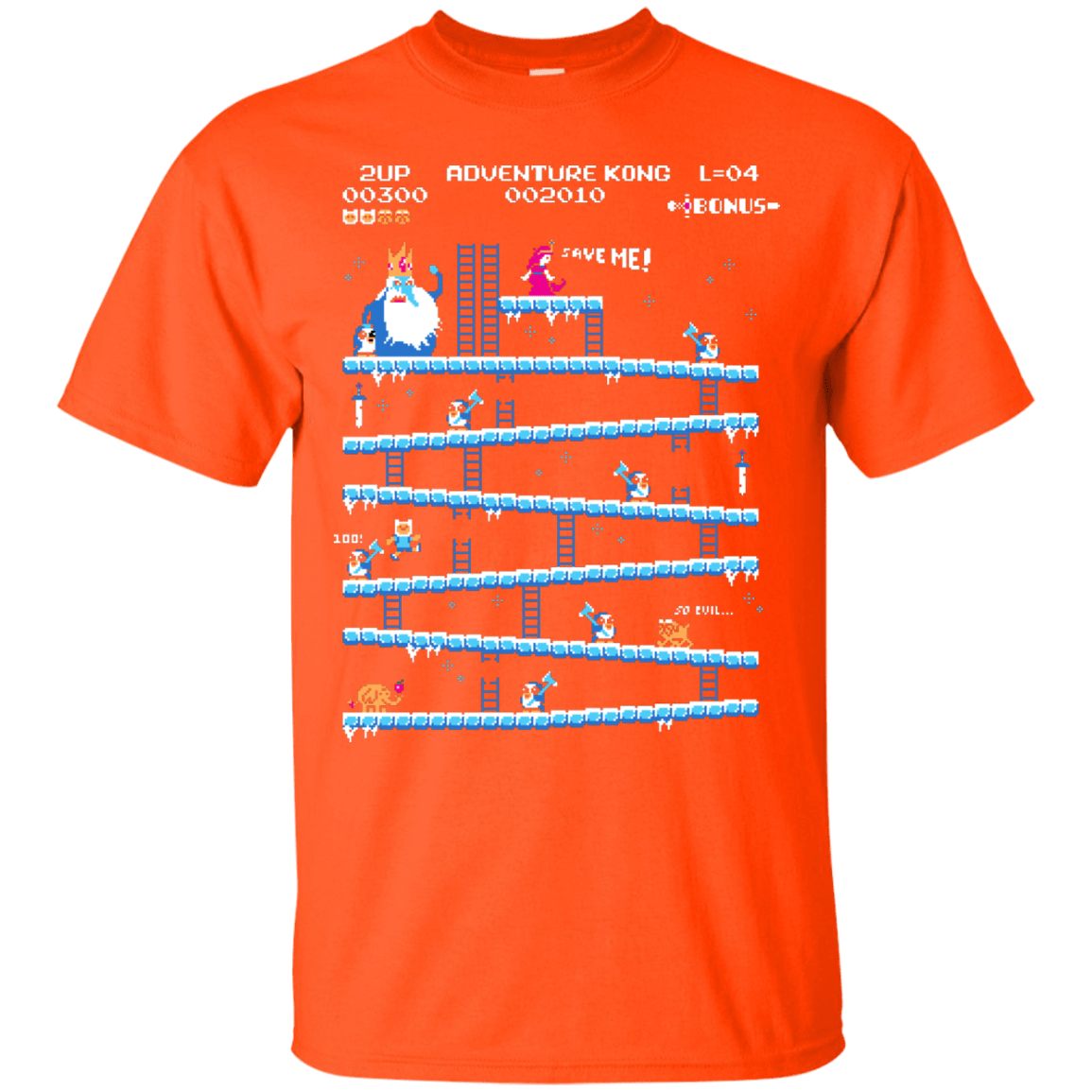 T-Shirts Orange / Small Adventure Kong T-Shirt