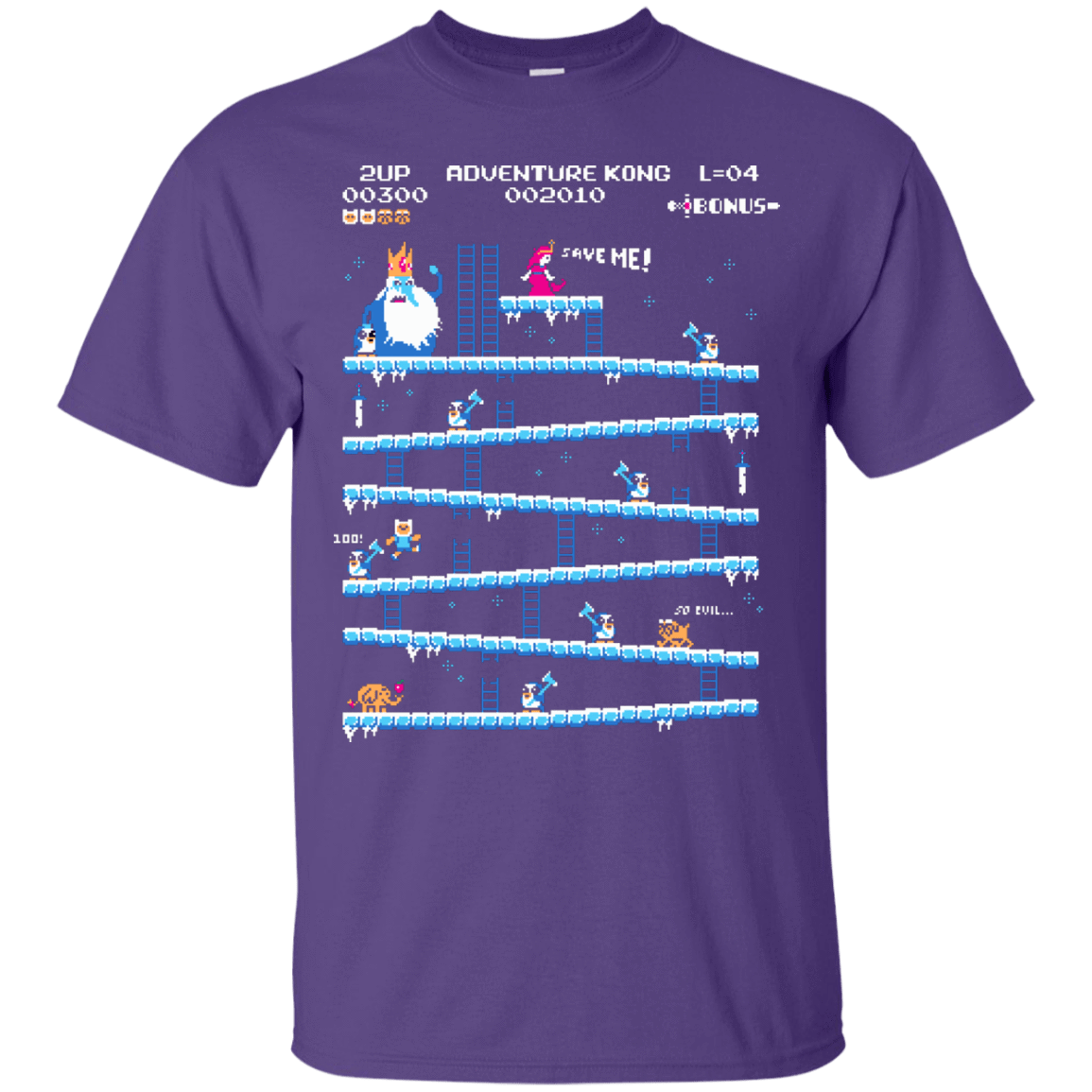 T-Shirts Purple / Small Adventure Kong T-Shirt