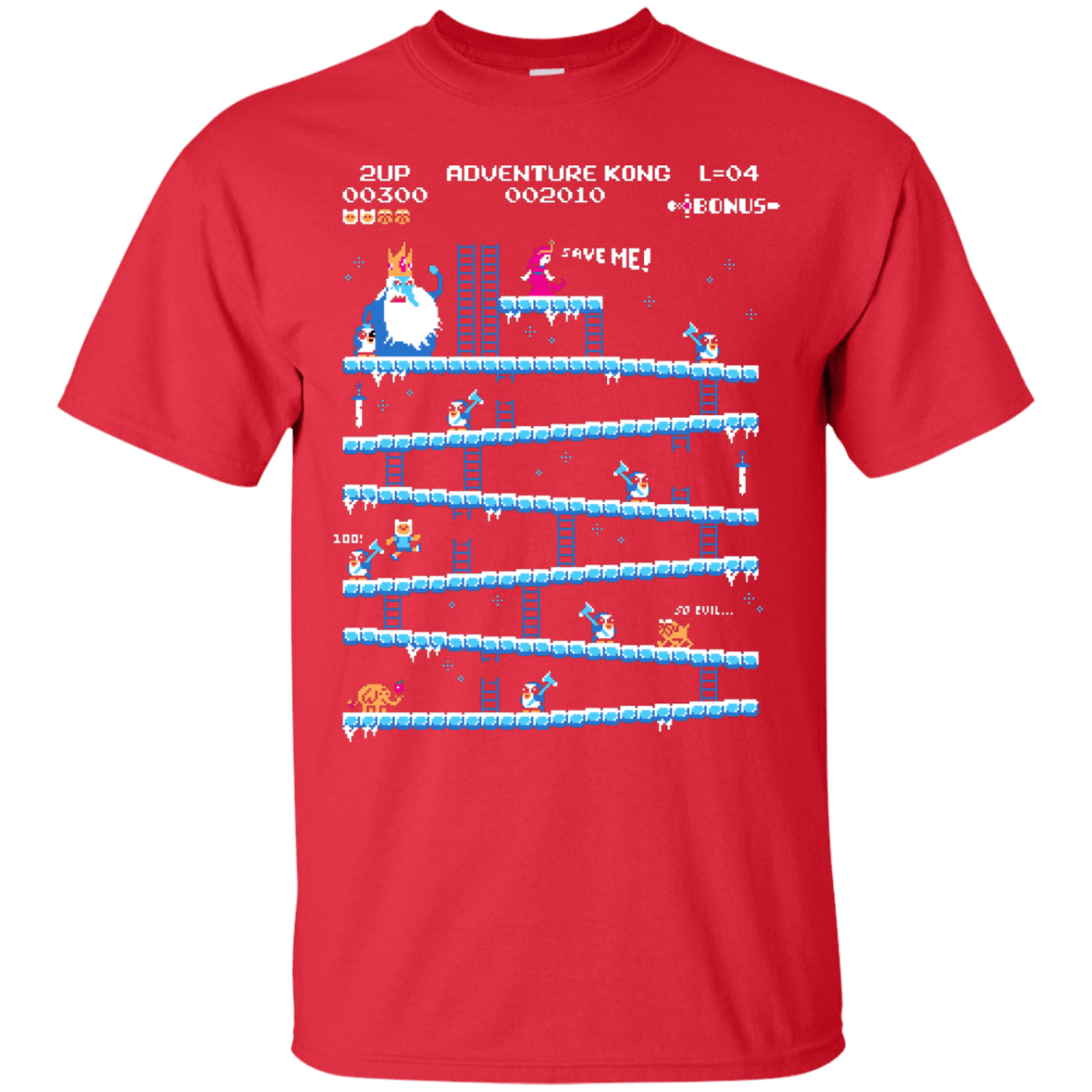 T-Shirts Red / Small Adventure Kong T-Shirt